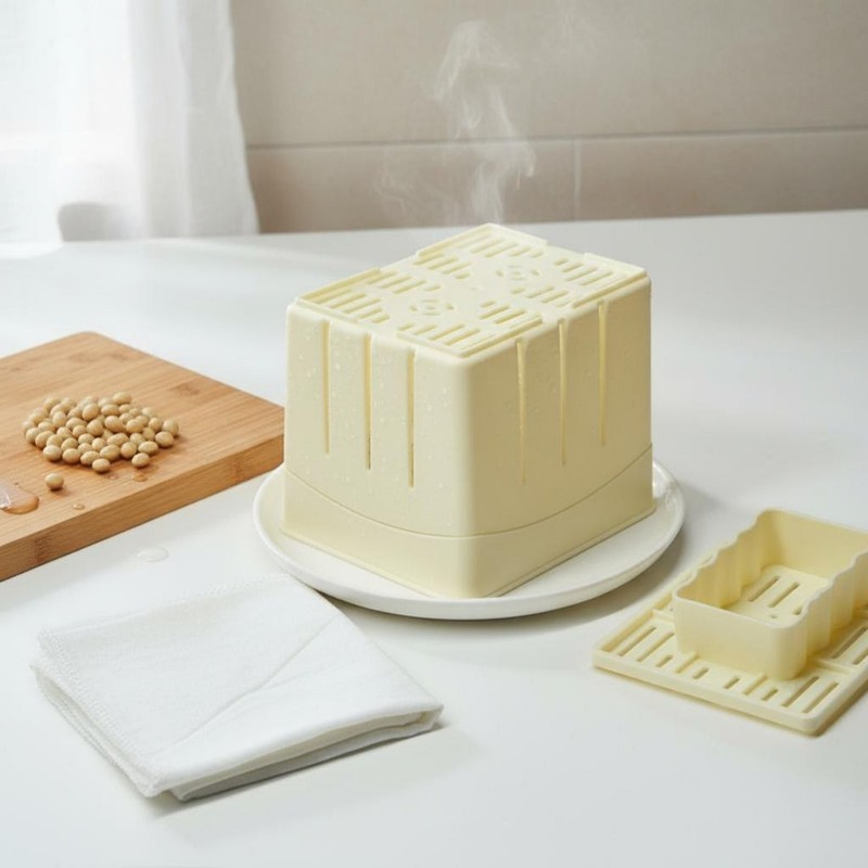 Tofu Press Food-Grade Plastic Tofu Creator Reusable for Home Cooks, Vegetarians gallery