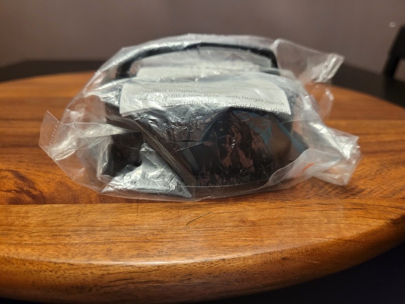 STX International "The Perfect Stuffed Burger" Press Heavy Black Plastic NIB gallery