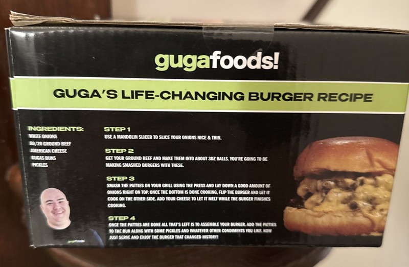 GugaFoods Adjustable Burger Press Stainless Steel Hamburger Smashed Burger Press gallery