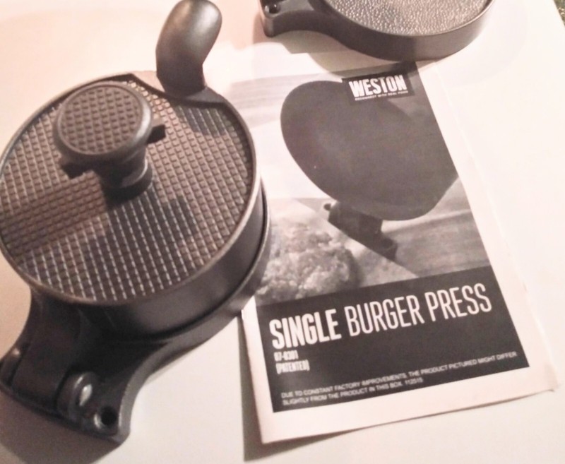 Meat Press Weston Burger Patty Gray Alloy Durable Kitchen Single Mold Lot 2 gallery