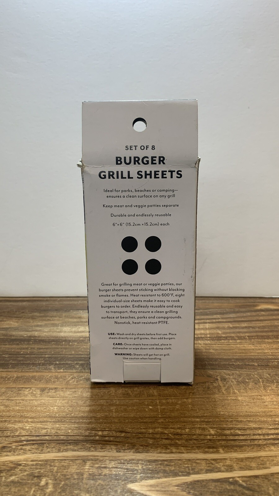 SUR LA TABLE Burger Grill Sheets Set Of 8 gallery