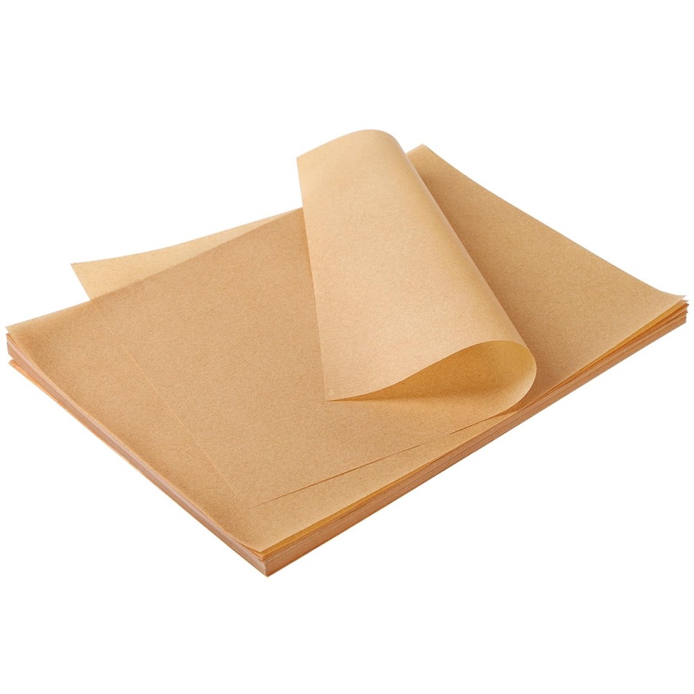 Putmhim 200 Pcs 9x13 Inches Unbleached Parchment Paper, Precut 9"x13", Wood