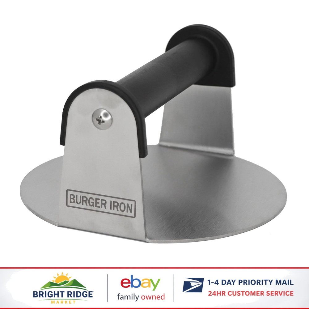 Stainless Steel Burger Smasher for Perfectly Flattened Patties Every Time