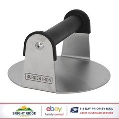 Stainless Steel Burger Smasher for Perfectly Flattened Patties Every Time
