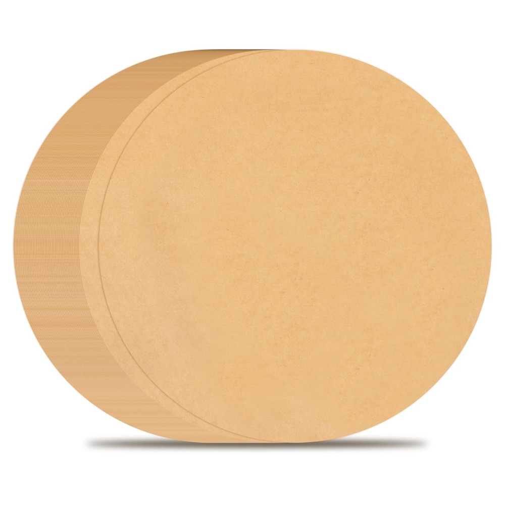 BOYAN 12 Inch Parchment Paper Rounds, Set of 220, 12inch-220pcs, Unbleached