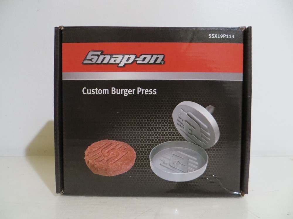 SNAP-ON Custom Burger Press, Collectible Grilling Cooking model SSX19P113 Metal