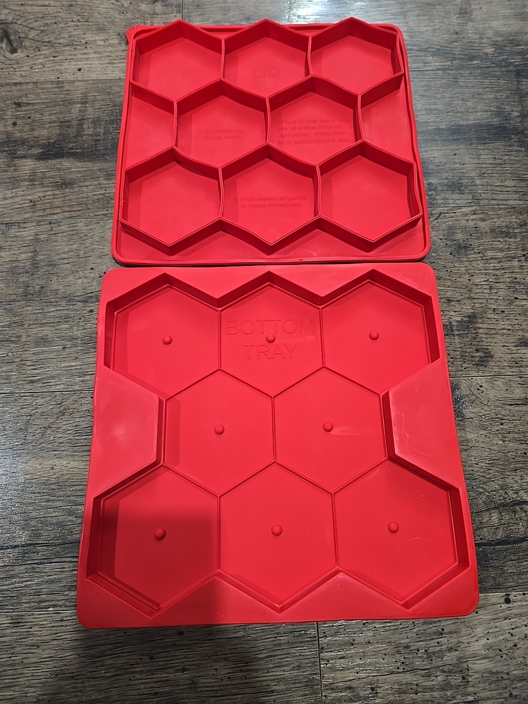 Shape & Store Burger Master Red Silicone Kitchen gallery