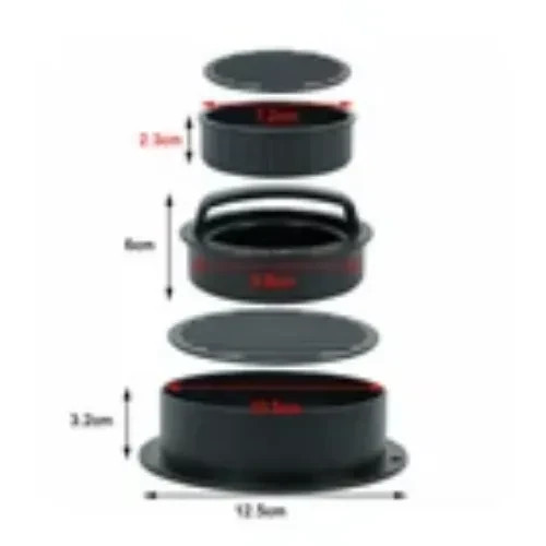 Non Stick 3 IN 1 Stuffed Burger Press Hamburger Patty Molds Maker Sliders BBQ US gallery