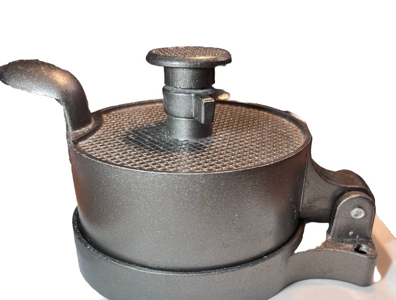 Burger Single Press Cast Aluminum Nonstick Adjustable Hamburger Mold Heavy Duty gallery