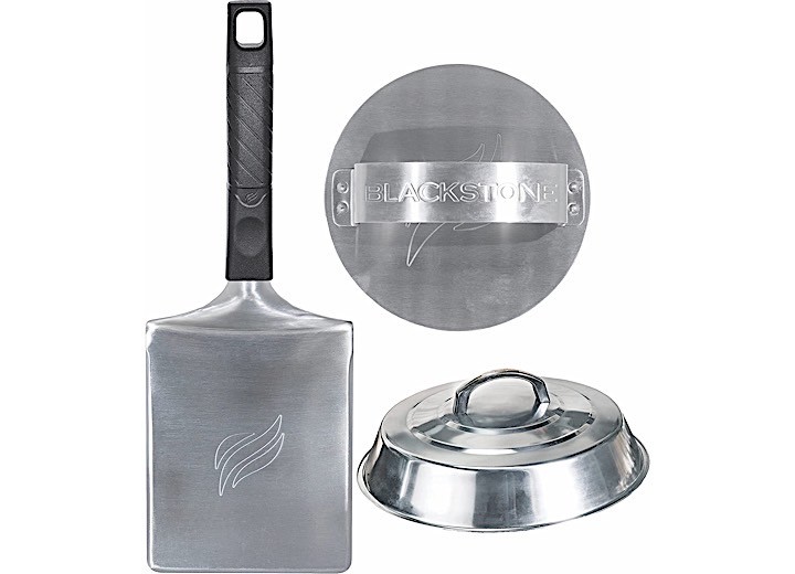 Blackstone 5462 Deluxe Hamburger Kit With Spatula, Basting Dome, & Burger Press gallery