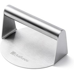 Premium Stainless Steel Burger Press Tool Meat Smasher Grilling Cooking New