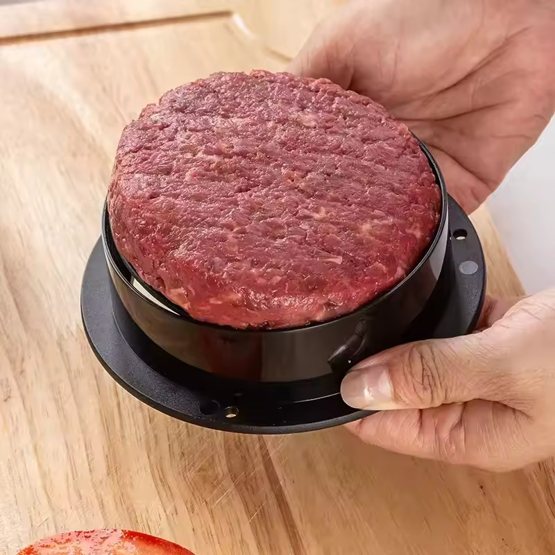 Burger Press 3 in 1 Non-Stick Hamburger Patty Maker Mold BBQ Kitchen Meat Tool gallery