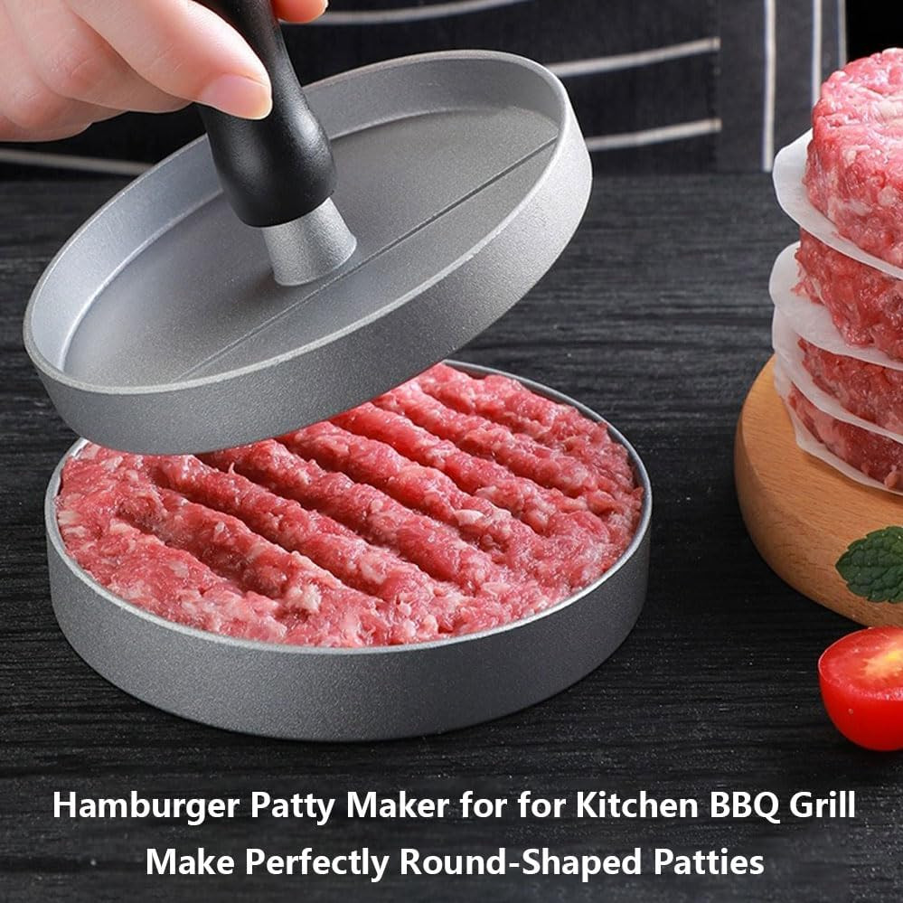 Hamburger Press Patty Maker for Grill Burger, Smasher Burger Press with 100 gallery