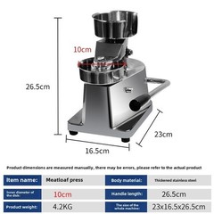 Patty Press Machine Patty Press Hamburger Patty Mold Patty Press Machine