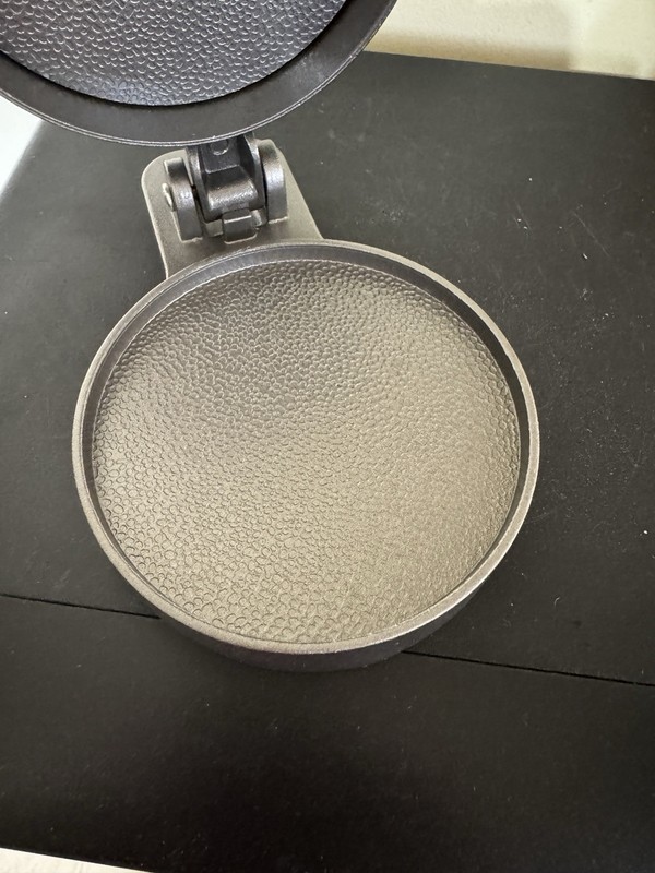 Burger Single Press Cast Aluminum Nonstick Adjustable Hamburger Mold Heavy Duty gallery