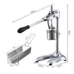 300mm Stainless Steel Mashed Potato Press Machine Hand Press Long Large French