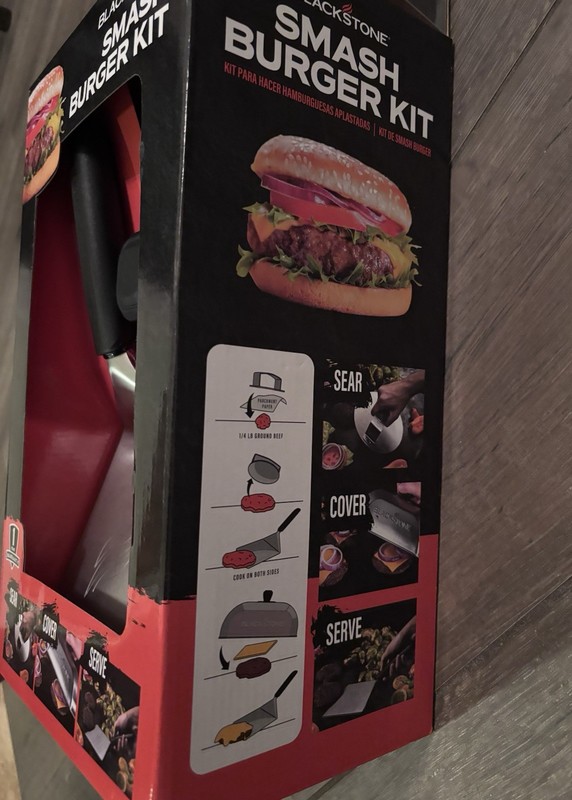 Blackstone Smash Burger Kit, 3-Piece Stainless Steel - BRAND NEW! gallery