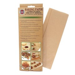 Norpro Unbleached Baking Paper Sheets, Precut, 16×12 16 x 12, Natural