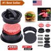 Professional Hamburger Press Set with 100 Sheets for Easy BBQ Preparation gallery