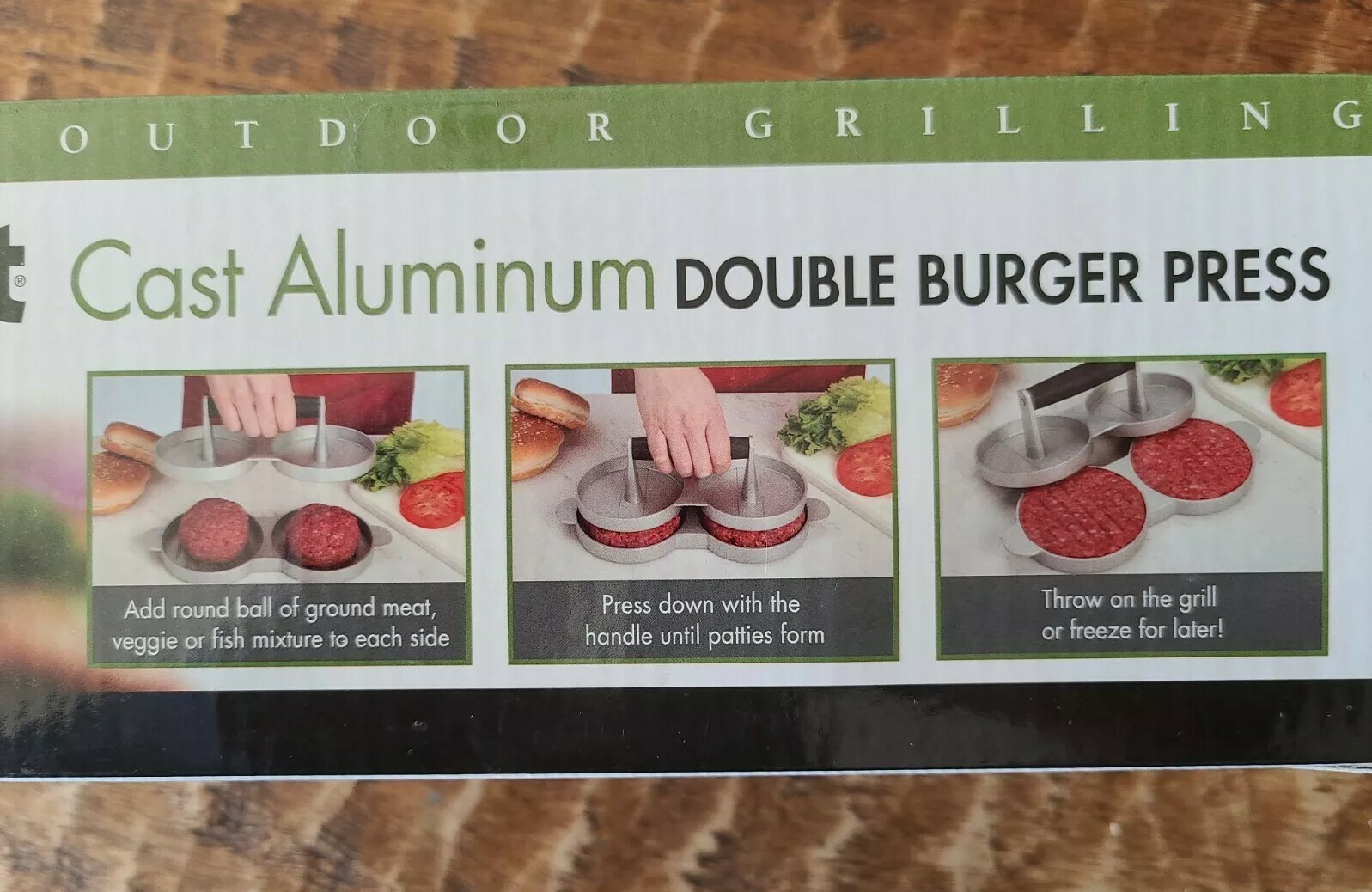 Cuisinart Outdoor Grilling CABP-320 Cuisinart Cast Aluminum Double Burger Press gallery