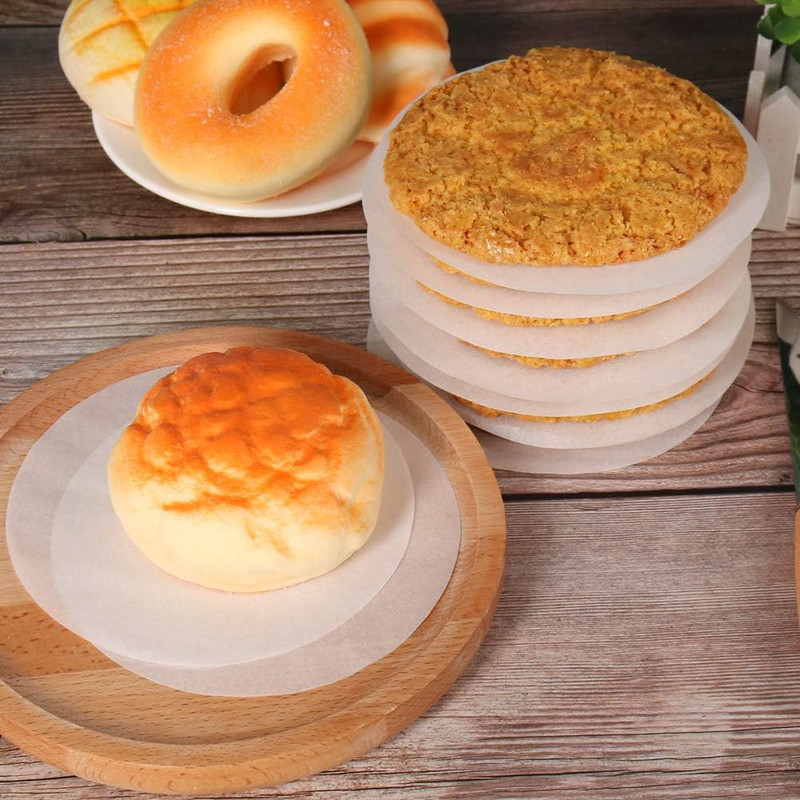 Burger Patty Paper Rounds for 4/4.5 Inch Burger Press, 200Pcs 4.5Inch Baking Par gallery