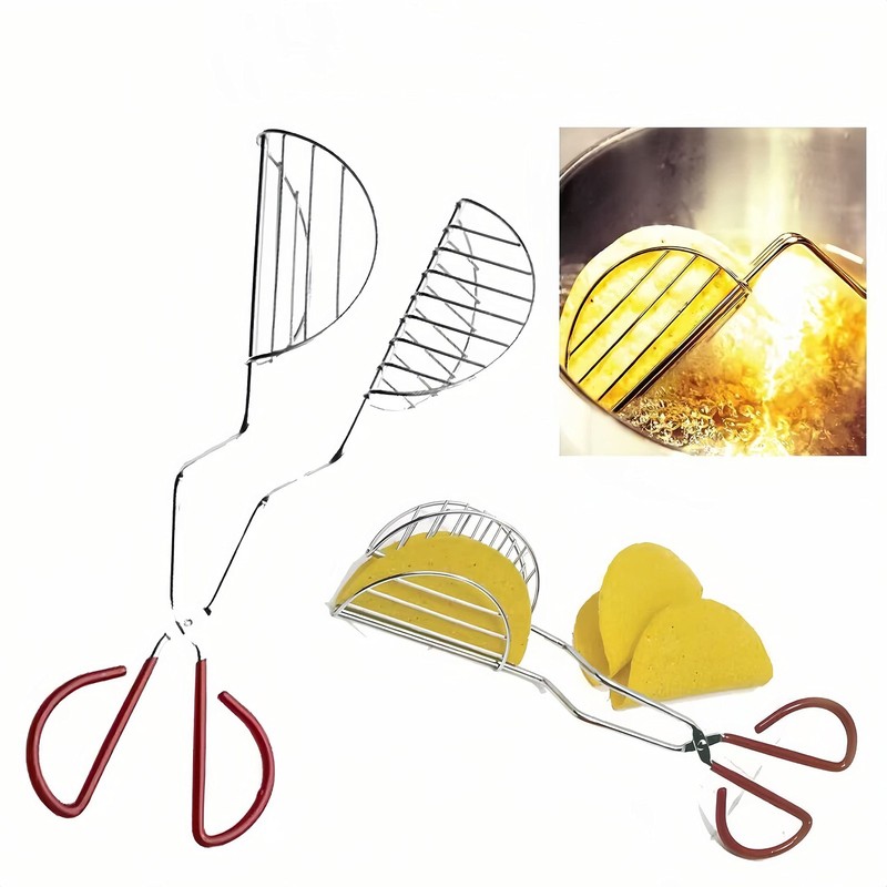 Taco Maker Press Fried Taco Shells Mold Crisp Deep Fryer Kitchen Tools Gadgets gallery