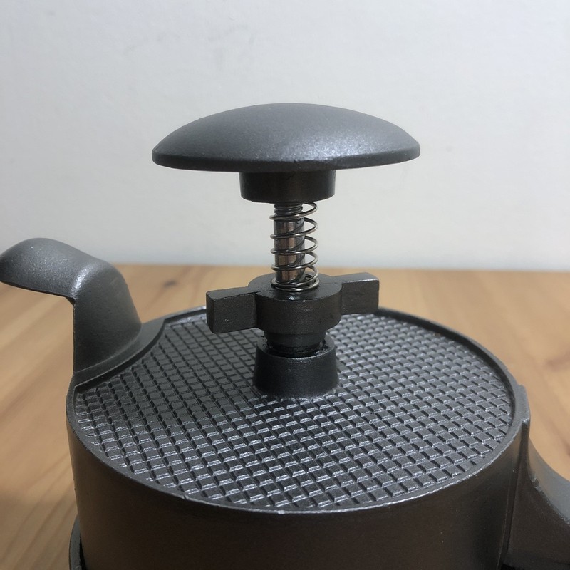 Single Hamburger Press Heavy Duty Cast Aluminum Patty Maker Adjustable Thickness gallery