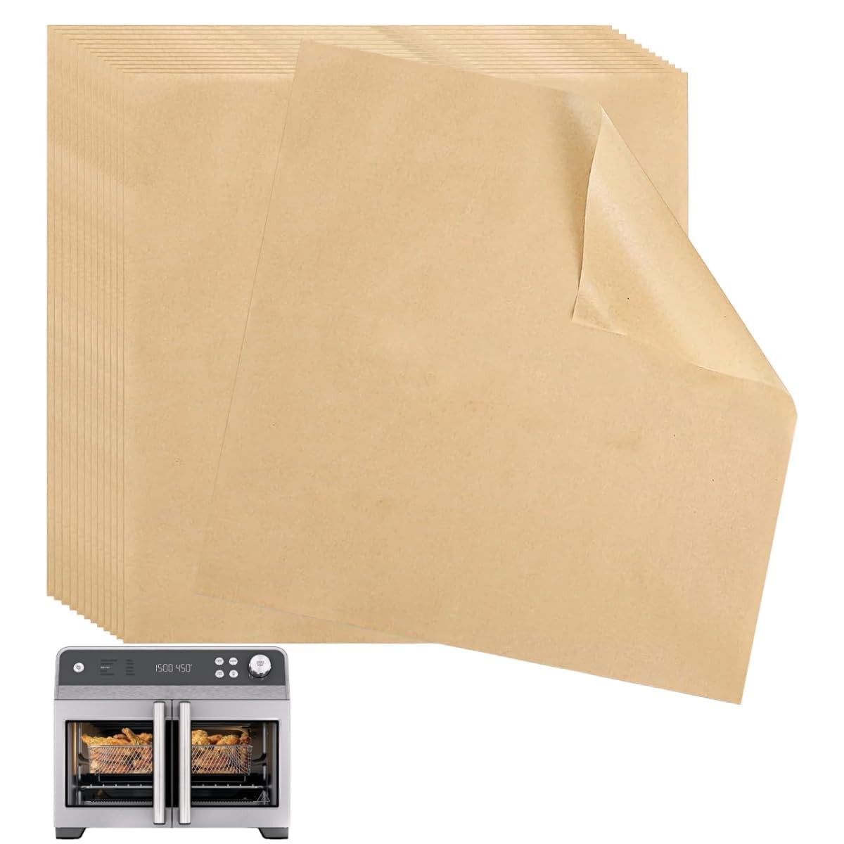Non-Stick Parchment Paper Sheets for Air Fryer & Oven, 10x11.5 inches, gallery