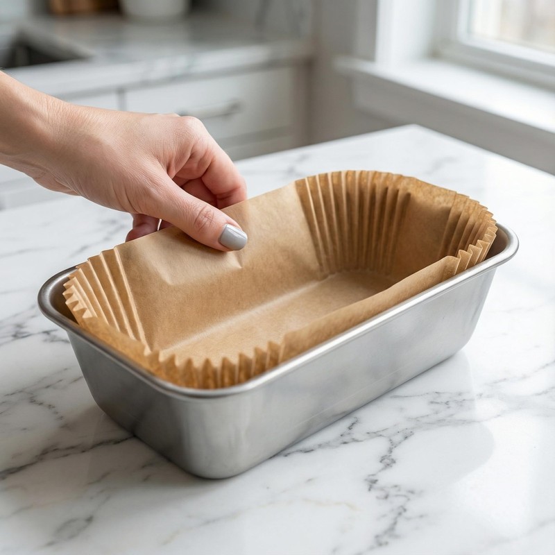 LYHOLKEER Loaf Pan Liners, 200Pcs Non-Stick 2LB Brown gallery