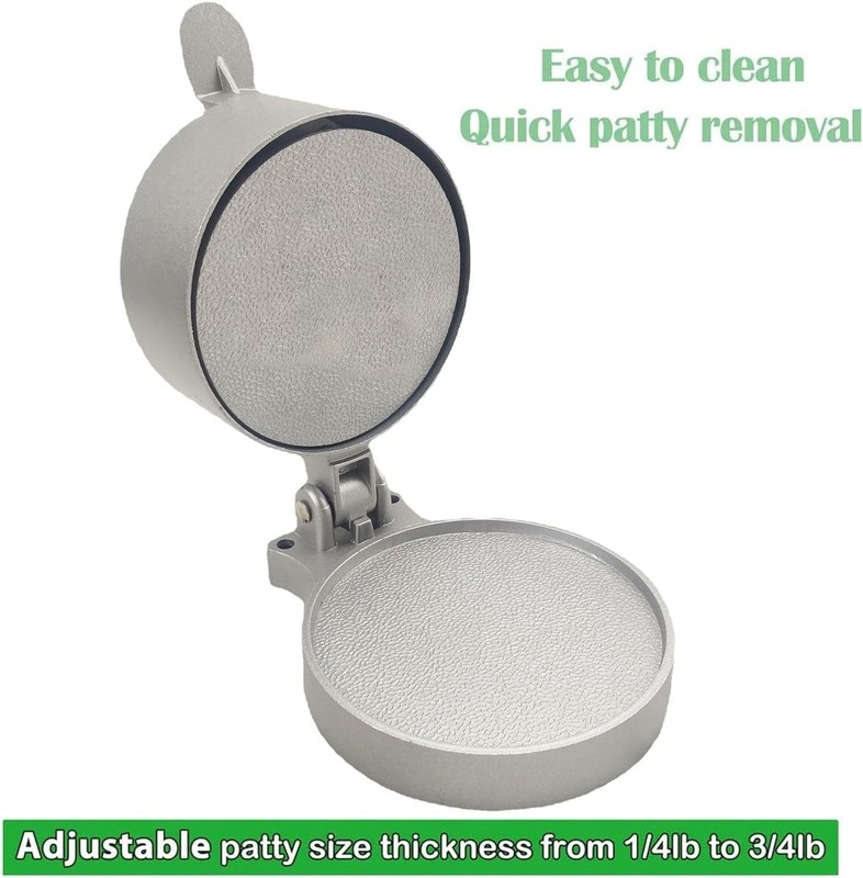 Professional Hamburger Press Patty Maker,Burger Press adjustable,from 1/4Lb t... gallery