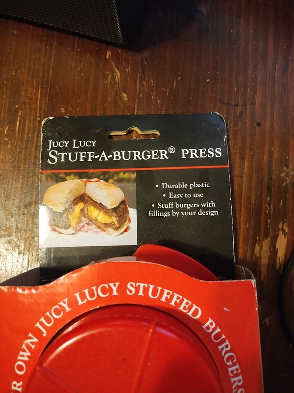 Burger Press Jucy Lucy Stuff-A-Burger Press Charcoal Companion gallery