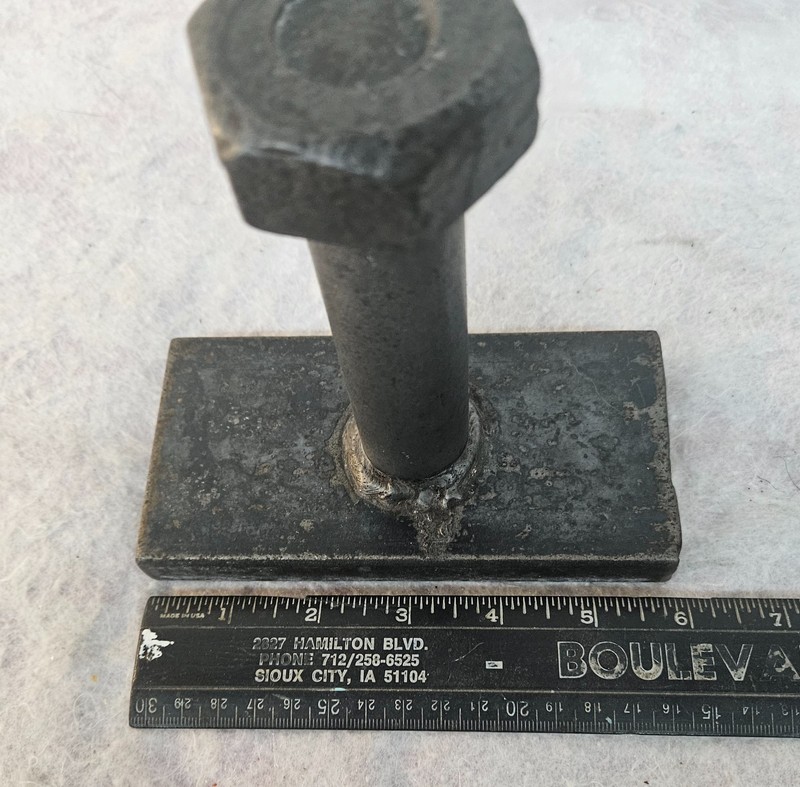 Vintage Solid Steel 6lb Smash Burger or BACON PRESS gallery