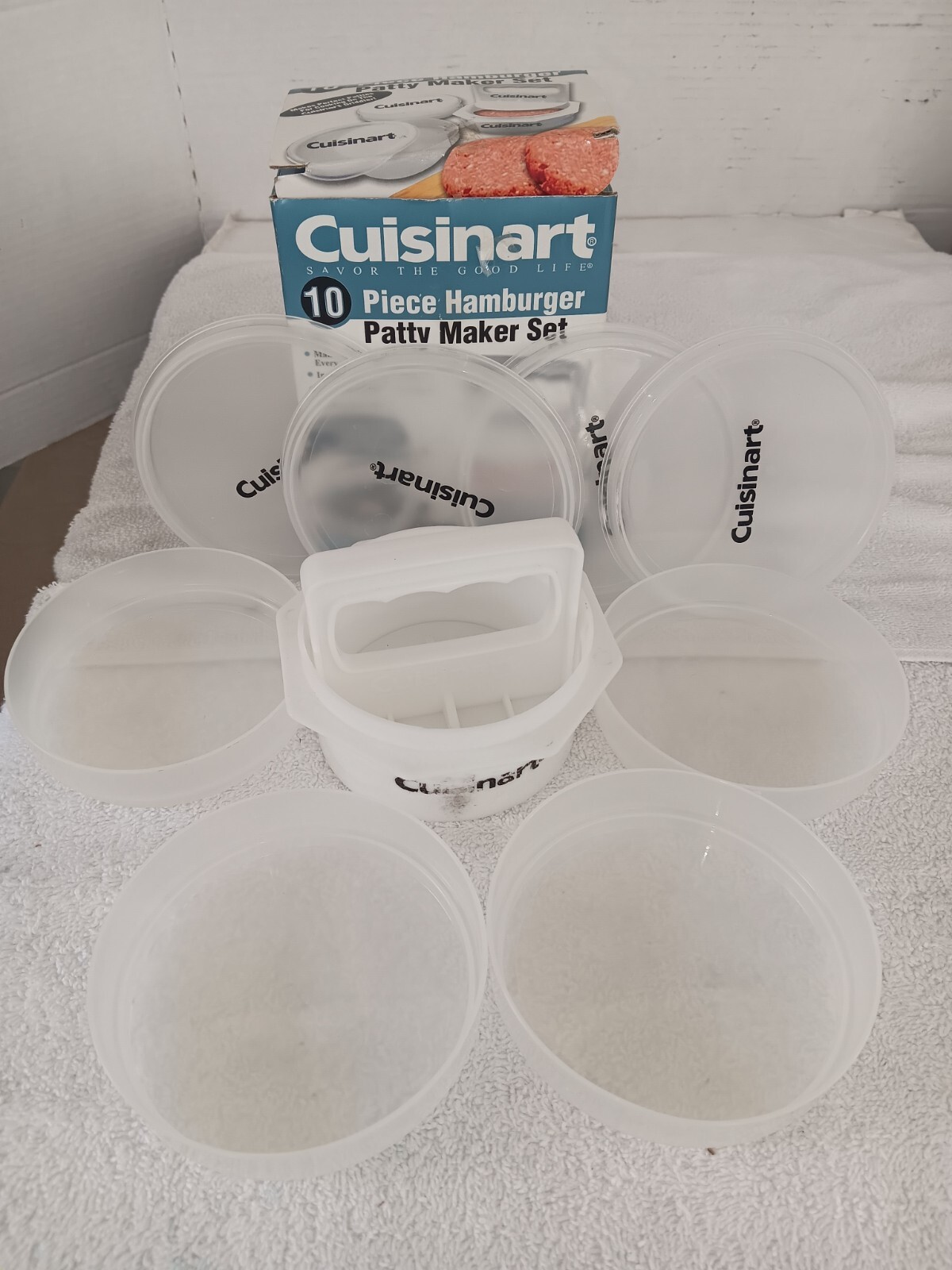 Hamburger Patty Maker Set 10 piece cuisinart gallery