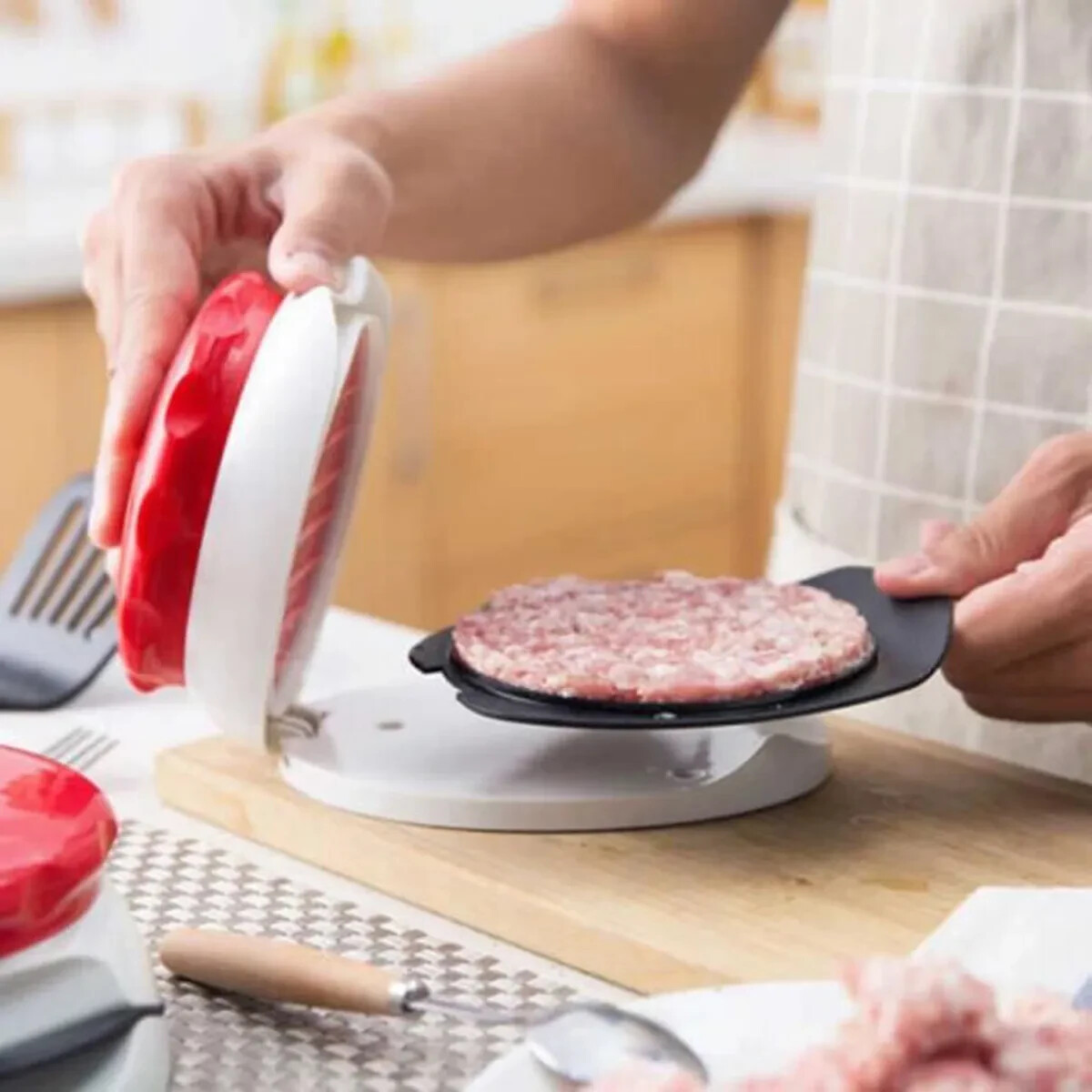 Plastic Round Mold Meat Burger Press gallery
