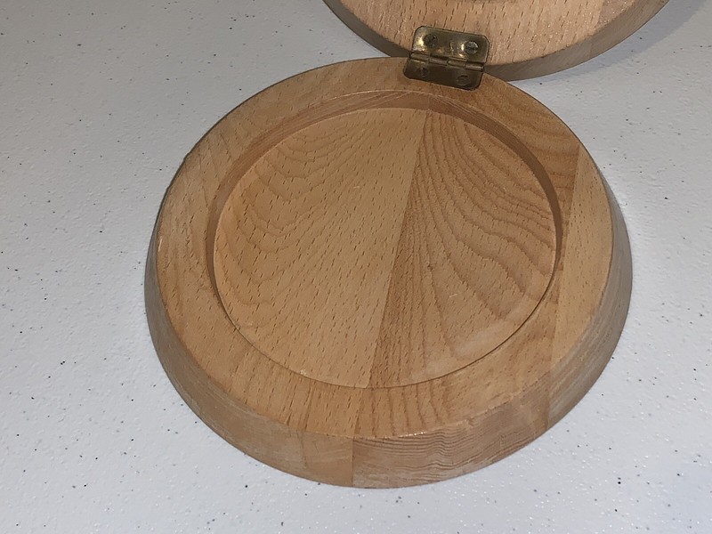 Vintage Wood HAMBURGER PATTY PRESS Rooster Made in Japan Farmhouse Home Decor gallery