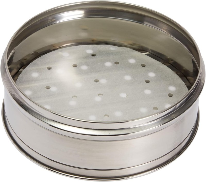 Juvale Air Fryer Liners Disposable - 8-Inch White, 8 inches, 8 Inch gallery