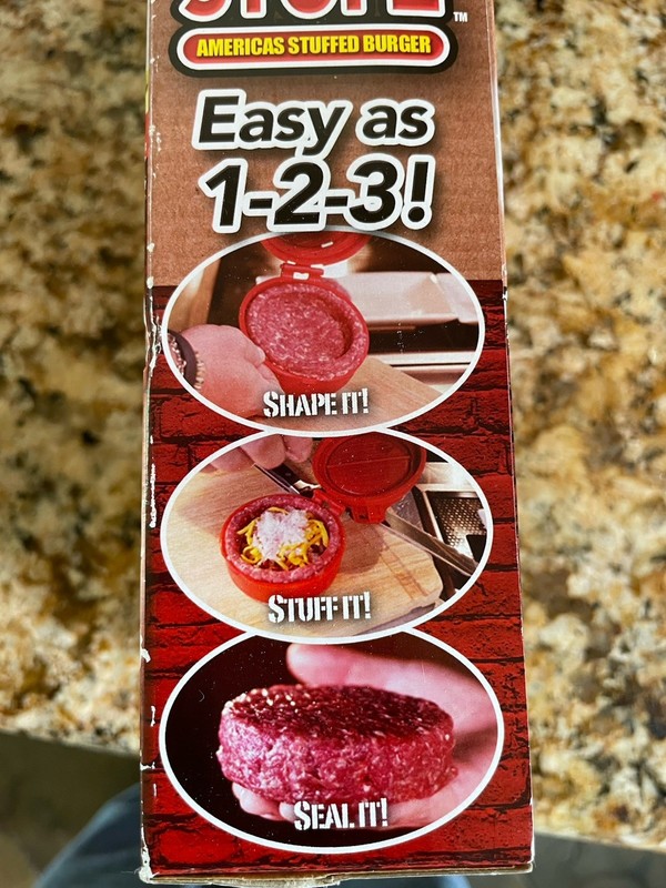 Stuff your Burger Press - Patty Maker Brand New gallery