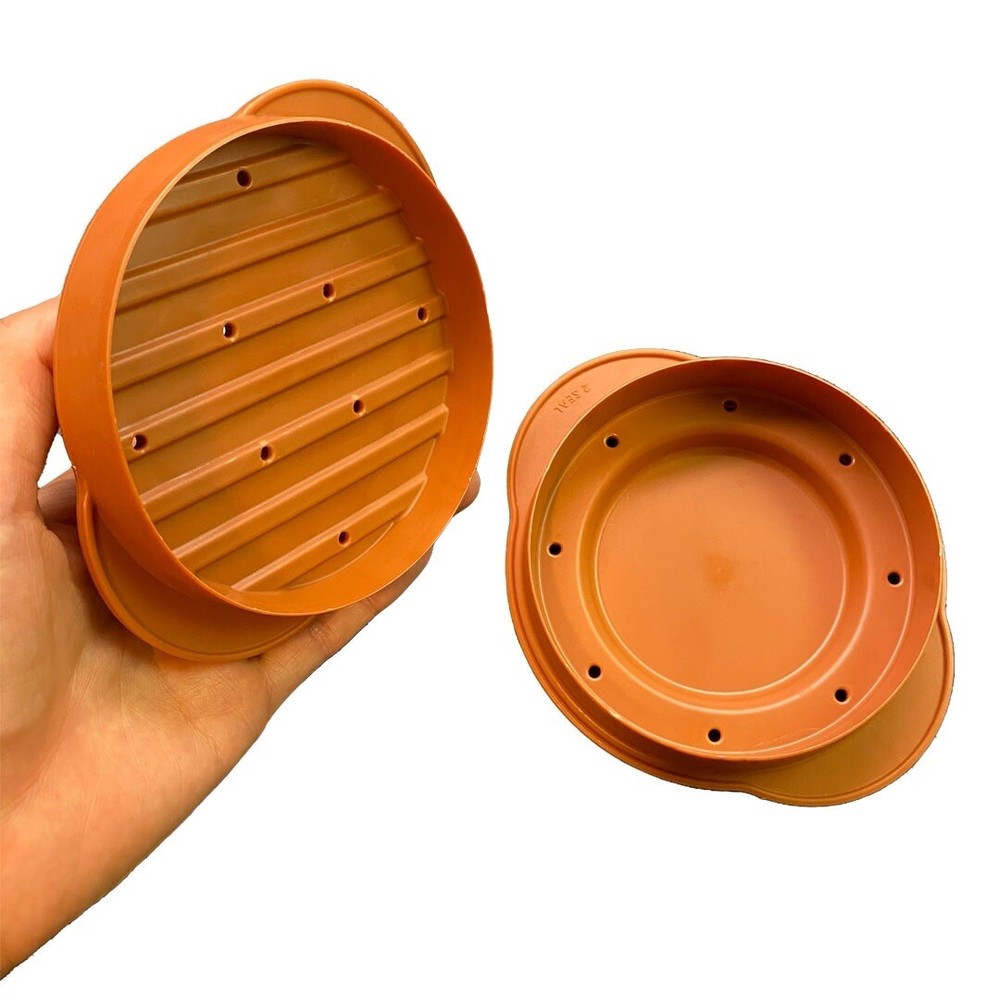 Nordic Ware Stuffed Hamburger Press - Burger Maker Patty Shaper - 2 Pc