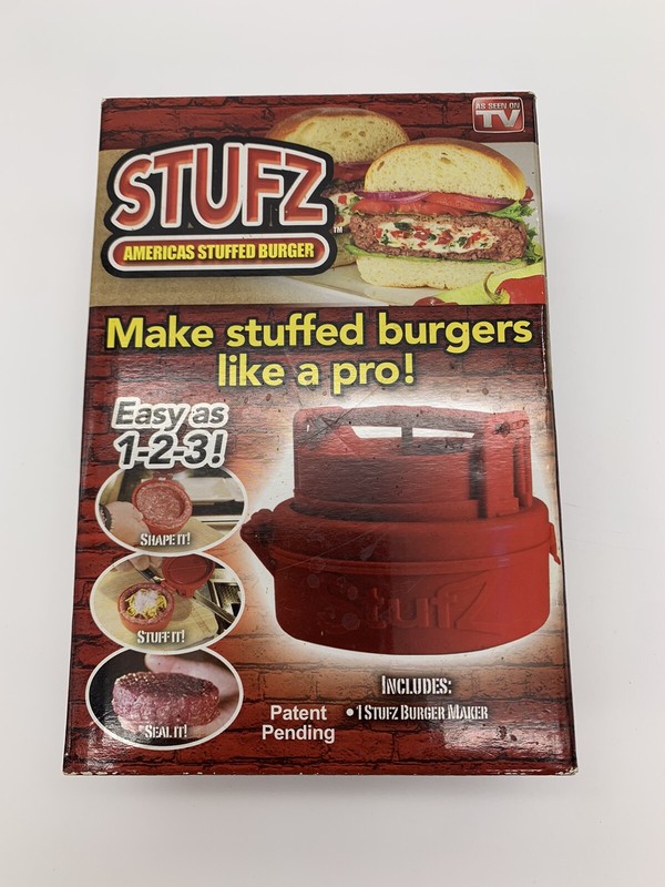 Stuff Stuffed Burger Press-Hamburger Patty Maker -As Seen On TV Brand New In Box gallery