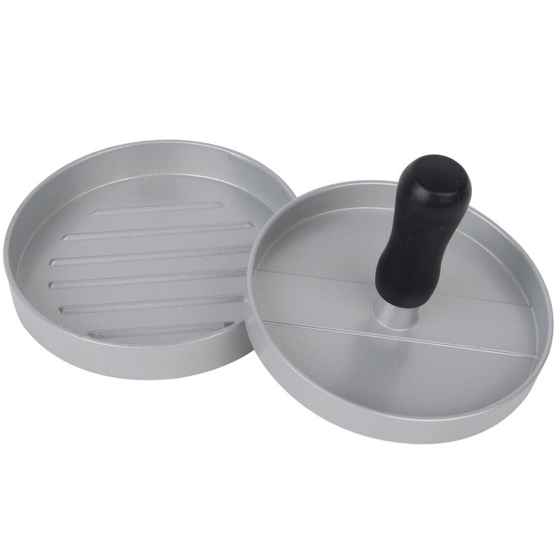 Round Aluminum Alloy Hamburger Meat Mold Beef BBQ Burger Meat Press gallery