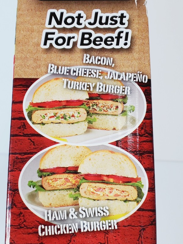 NEW STUFZ Americas Stuffed Burger Make Burgers Like a Pro, As-Seen-On TV gallery