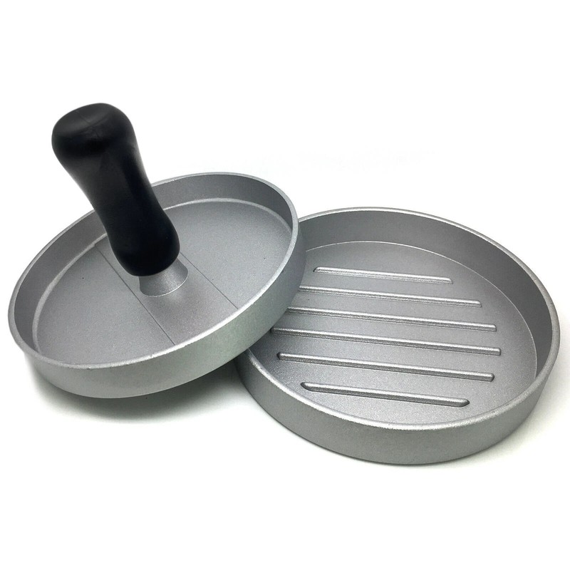 Aluminum Hamburger Press Beef Burger Grill BBQ Press Mold Patty Maker gallery