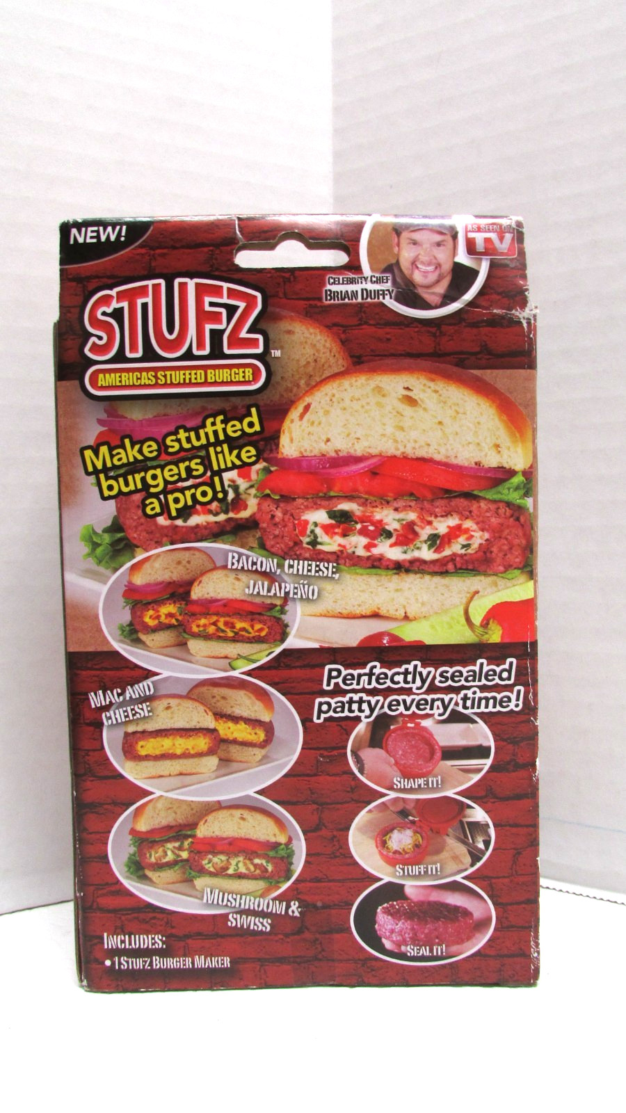 NEW Stufz Stuffed Burger Press - Hamburger Patty Maker - As Seen On TV gallery