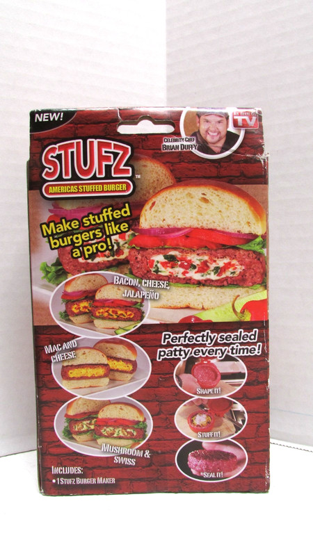 NEW Stufz Stuffed Burger Press - Hamburger Patty Maker - As Seen On TV gallery