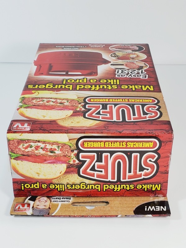 NEW STUFZ Americas Stuffed Burger Make Burgers Like a Pro, As-Seen-On TV gallery