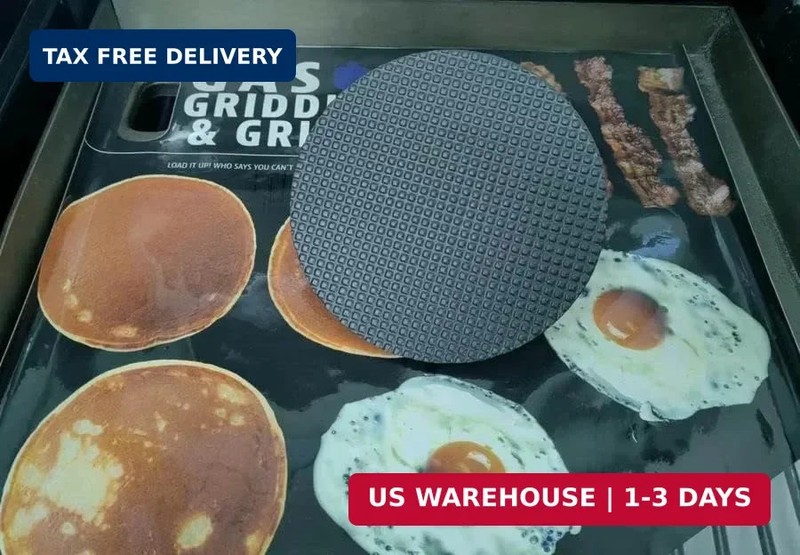 Firsgrill 2-Pack Burger Press 7.08" Round,Heavy-Duty Cast Iron Smash Burger Pres gallery