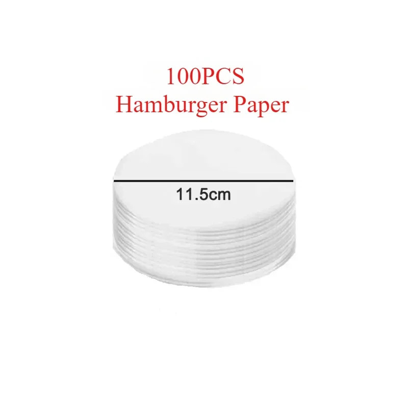 Round Hamburger Burger Press Beef Grill Food-Grade ABS Hamburger Helper Meat Pre gallery