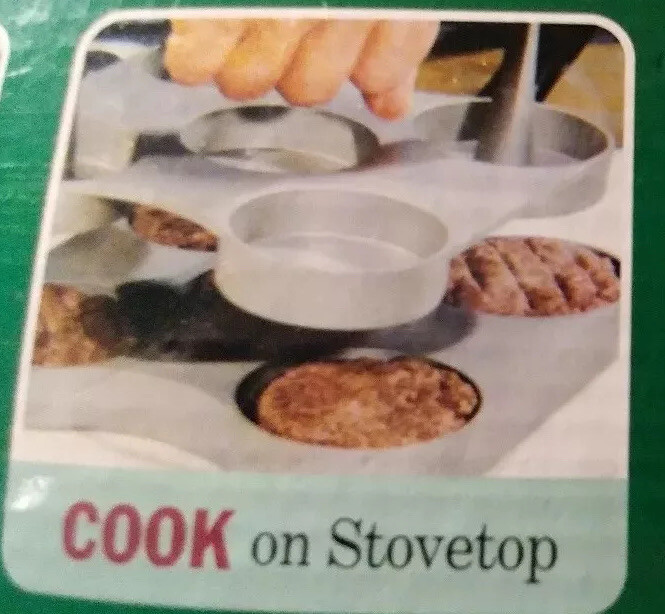 Stovetop MINI HAMBURGER PRESS BIG CITY SLIDER STATION Make Hamburgers At Home gallery