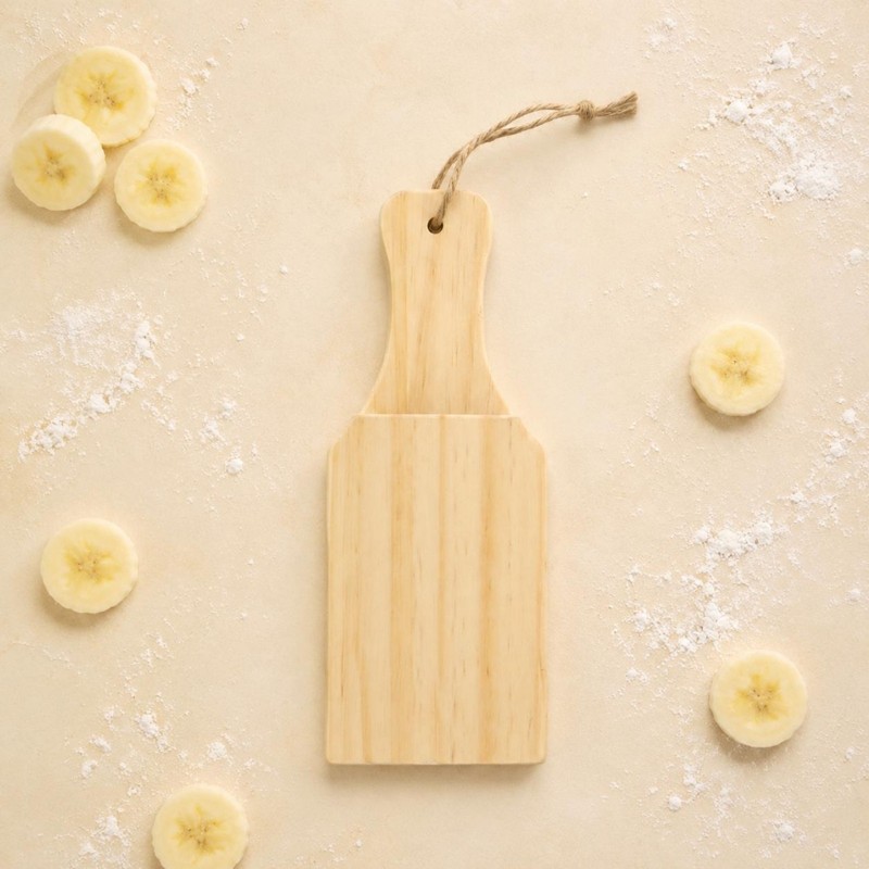 Wooden Press Tool Handmade Banana Press Board Two-Way Use for Kitchen gallery