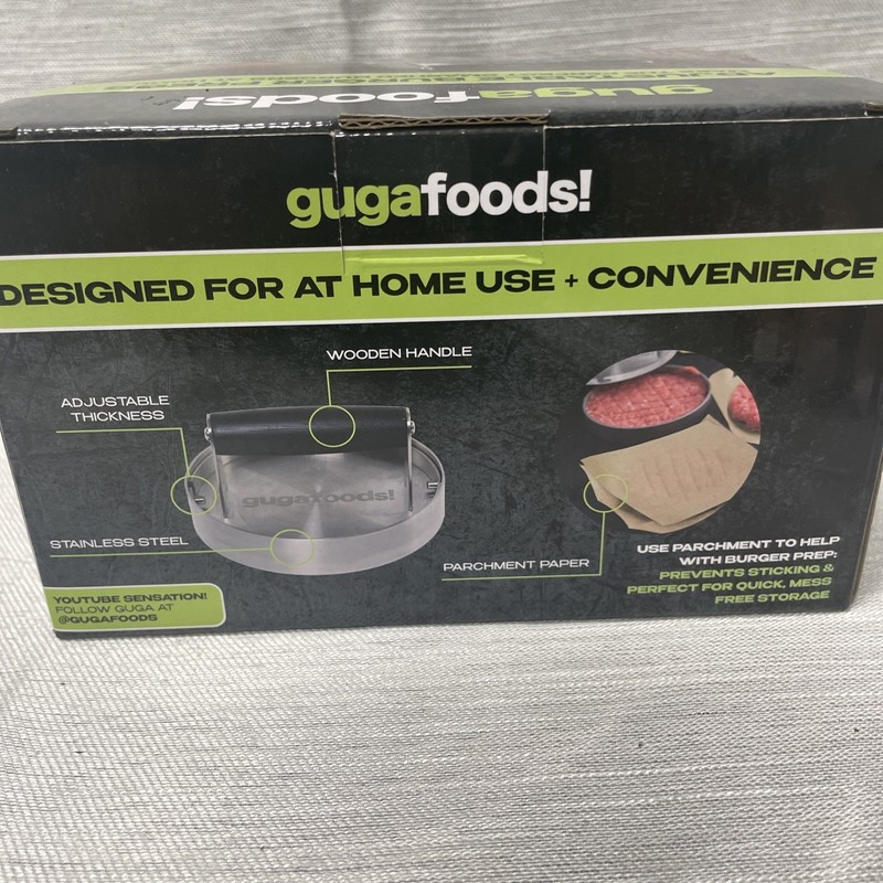 Guga Foods! Adjustable Burger Press Make The Perfect Smash Burger gallery